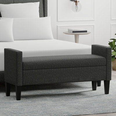 Anye Polyester Upholstered Storage Bench