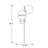 Aurelius 28" Modern 2-Light Vertical Globe Wall Sconce
