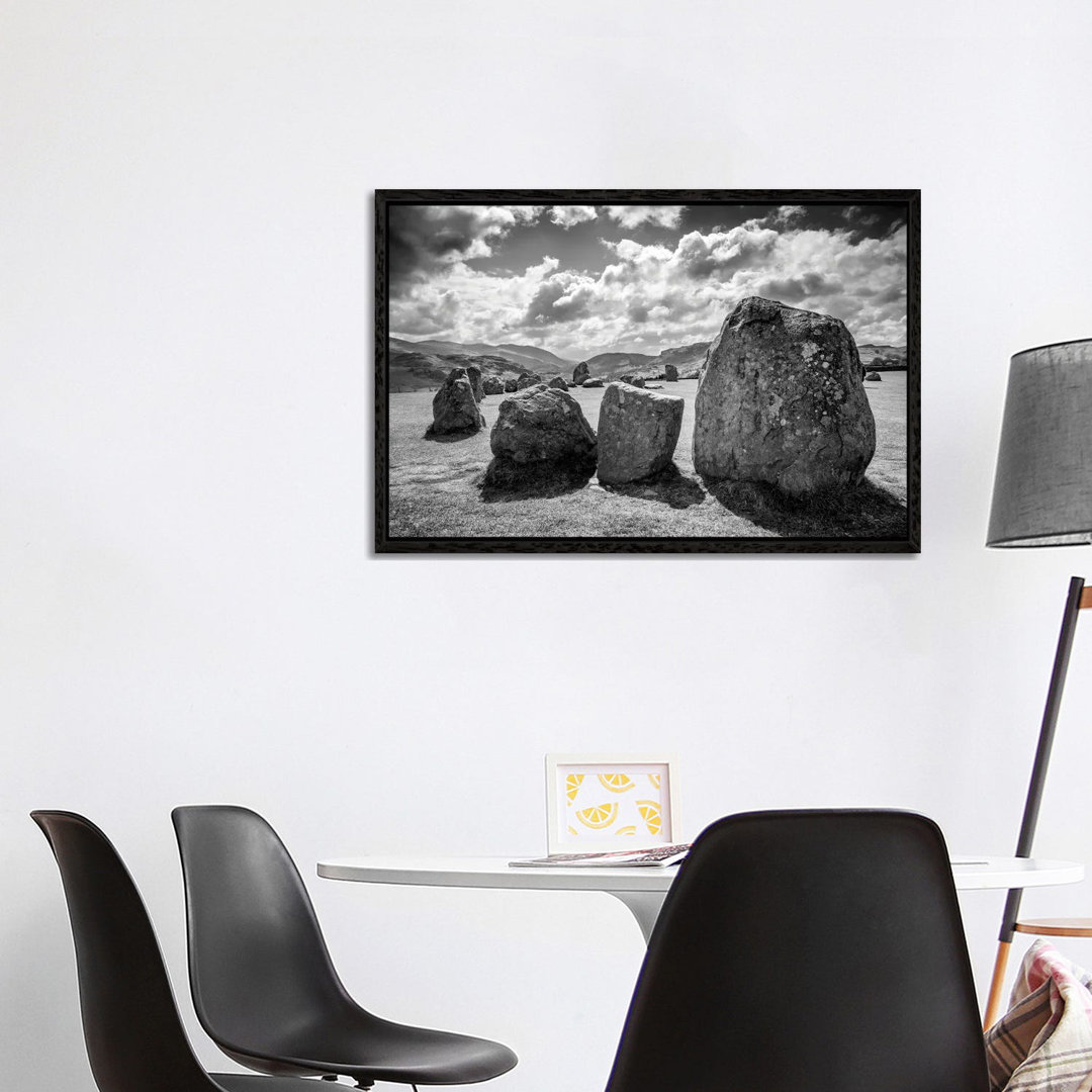 Castlerigg Stone Circle Lake District National Park von Stephen Hodgetts - Galerie-verpackte Leinwand Giclée auf Leinwan...