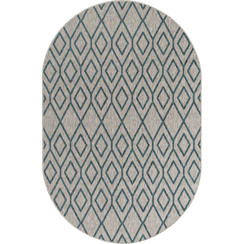 Tapis d'extérieur Destiny, Ovale 5 pi 3 po x 8 pi