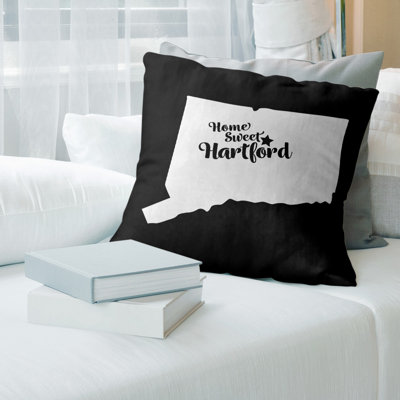 Leather/Suede Reversible Throw Pillow