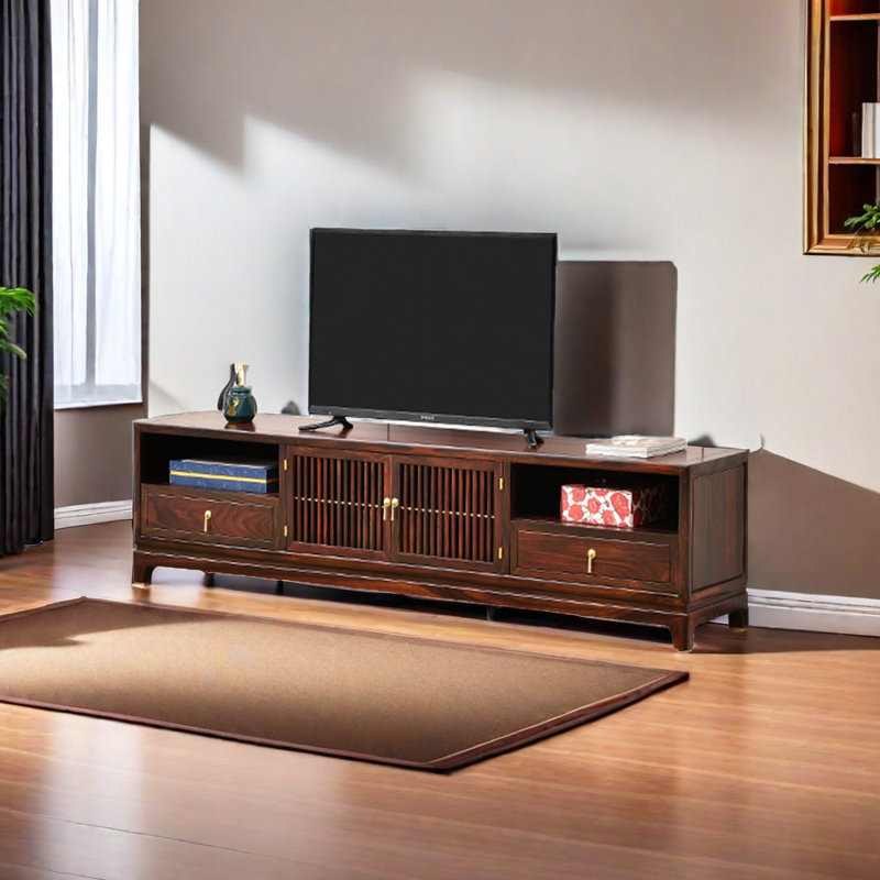 Crédence en bois massif New China Simple, 20.86" H x 94.46" W x 18.11" D