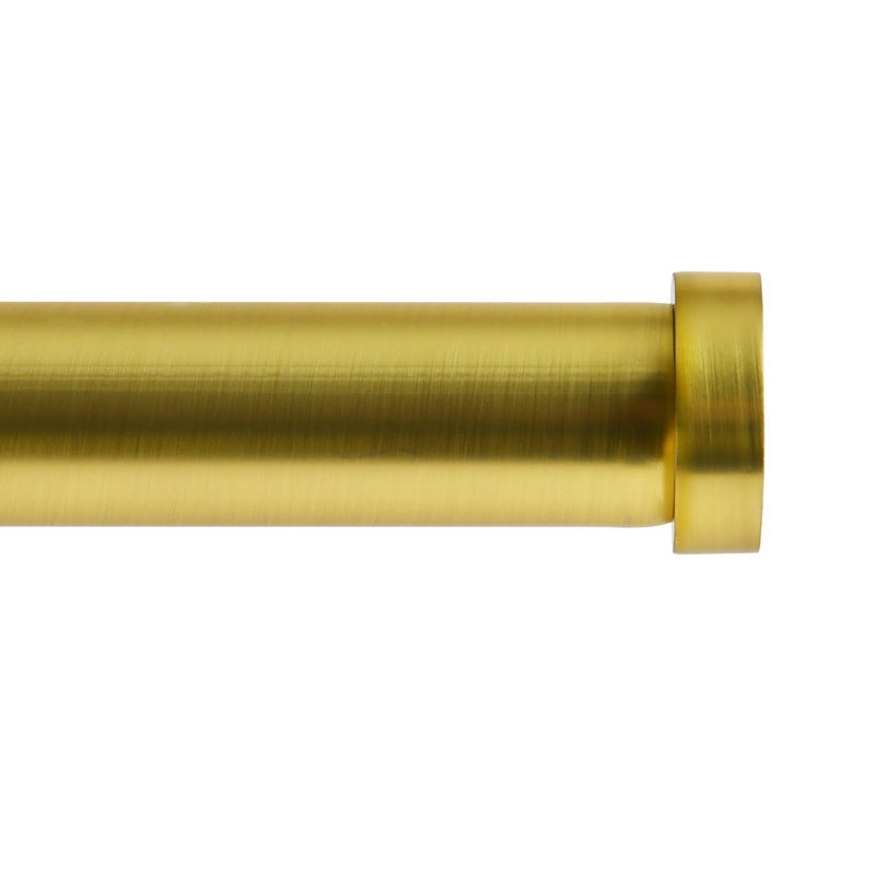 Tringle à rideau 1 pouce Keneil avec embouts en aluminium, tringle à draperies télescopique robuste et résidentielle pour usage résidentiel et commercial (ensemble de 2)