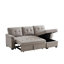 Canapé-lit et chaise longue réversible de 84 po Elleanna-423788083-423788077