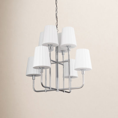 Tindra 8 - Light Metal Dimmable Chandelier