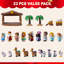 Figurine 23 pièces de Noël