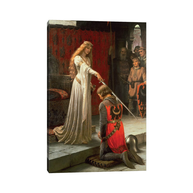 The Accolade, 1901 - Giclée sur toile tendue avec châssis, H 18 po x l 12 po