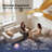 42 in. 3-Blade Indoor Flush Mount Ceiling Fan with APP Remote Control and Light, 3-Color Dimmable, Quiet DC Motor, 6 Speeds-552614192-554135629-554135618