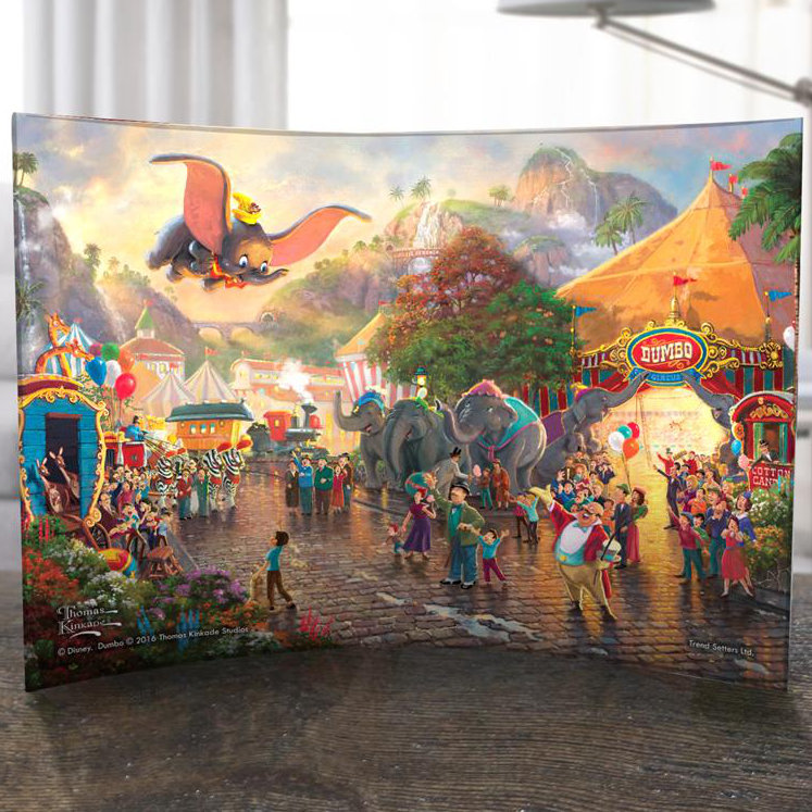 Dumbo Curved Acrylic Print