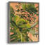 Golden Hour Greenery II, reproduction encadrée - bois massif-2066026320