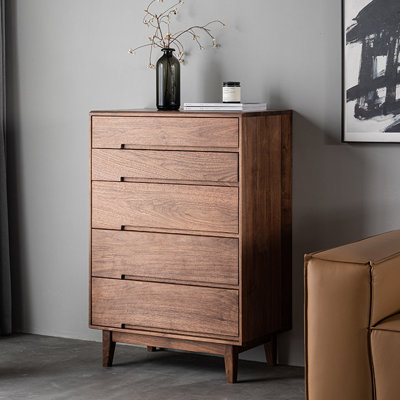 Simple Groove Handle Accent Chest