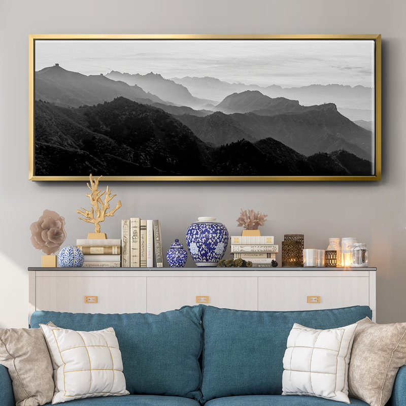 Jinshanling Mountains - Toile encadrée, H 20 po x l 50 po