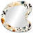 Botanical Nomad Boho Pattern - Boho 3D Shapes Irregular Bohemian Large Wall Mirror-107229598
