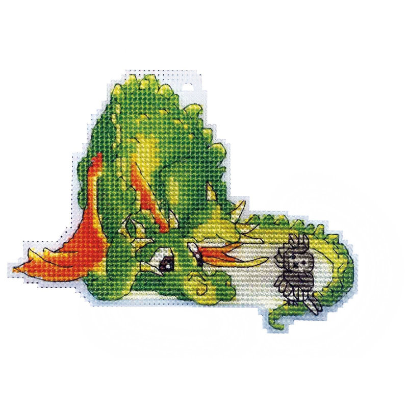 Dragon Counted Cross Stitch Kit by Alisena 8066A