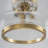 4-Light Mid Century Modern Clear Water Ripple Glass Lantern Chandelier
