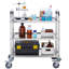 33.9'' H x 29.1'' W Utility Trolley with Wheels