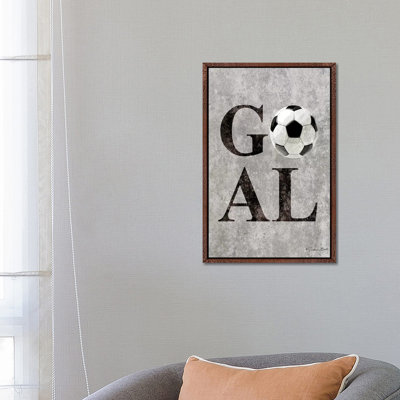 Soccer GOAL 1 Piece Wall Art on Canvas