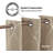 Kellda Thermal Room Darkening Polyester Curtain Panels-1382751168-1382751024
