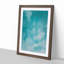 Aeroplane Trail Through the Clouds in Abstract - Picture Frame Graphic Art Print-55683013-55683017