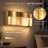 1-Light 10"W Gold Dimmable LED Wall Sconce