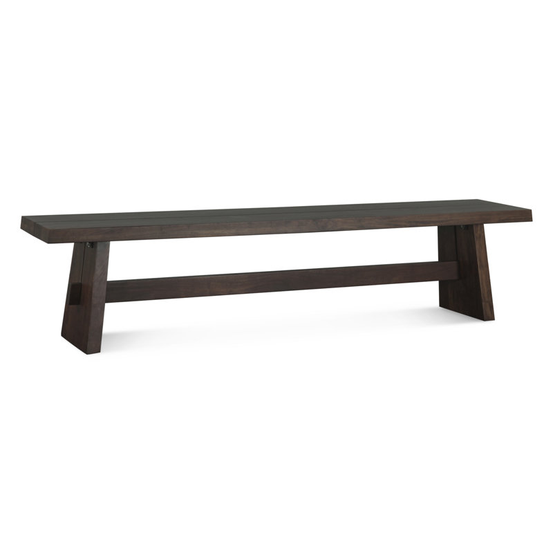 Acadia 79" Bench In Coffee Bean, Brown