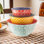 Ceramic 3 Piece Mixing Bowl Set