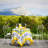 Lemon Tree Tablecloth - Blue/Yellow-6601256