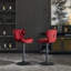 2 tabourets de bar avec siège capitonné, tabourets de bar rembourrés avec base en métal, tabouret de bar moderne pour la maison-2082524411-2082524413