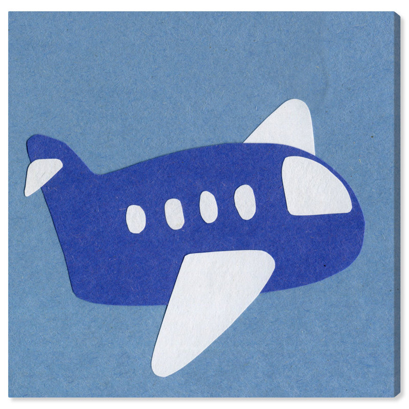 Art sur toile avion Forbes, H 43 po x l 43 po x P 1,5 po