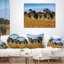 Coussin décoratif "mémoire africaine" des éléphants d’éléphant sauvage africain-29891633-29891636