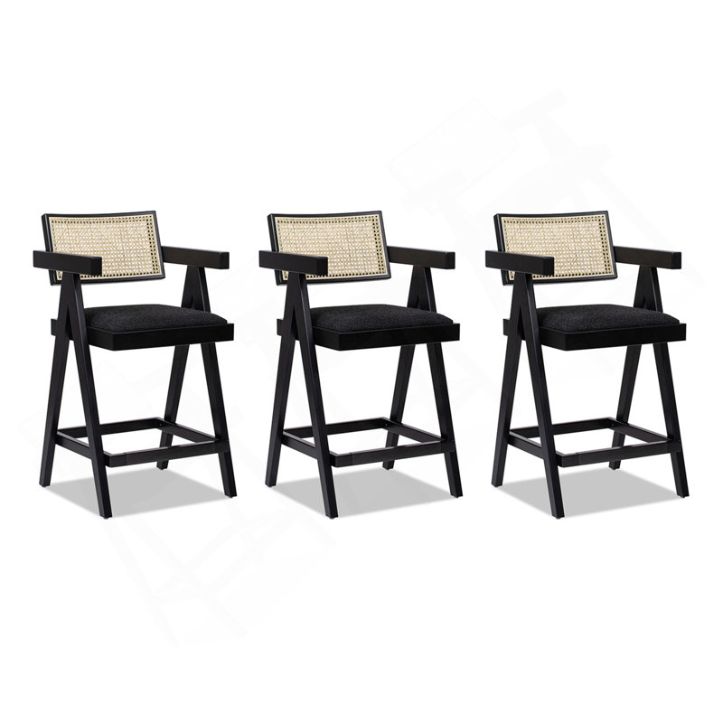 Ensemble de 3 tabourets de bar 25,5 po Milan