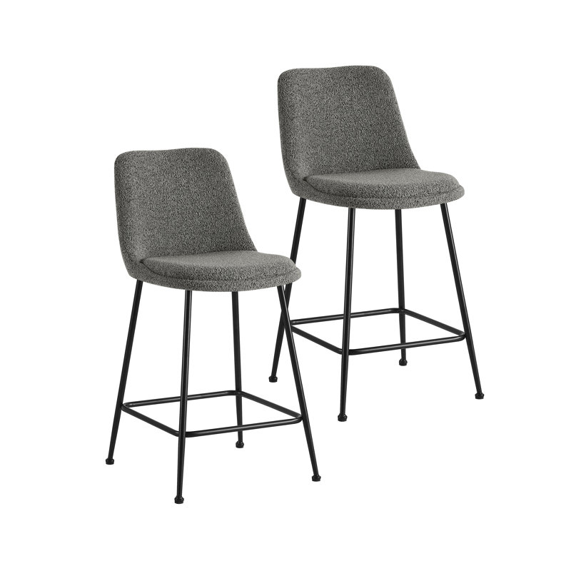 Citlali 64.49cm Stool, Dark Grey