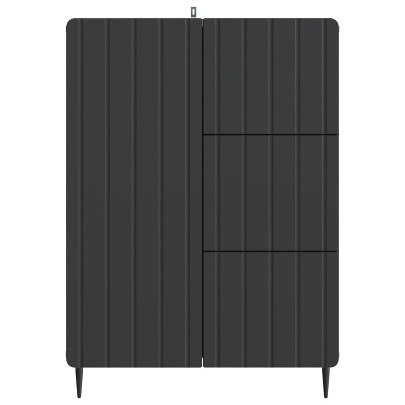 66cm Sideboard, Black