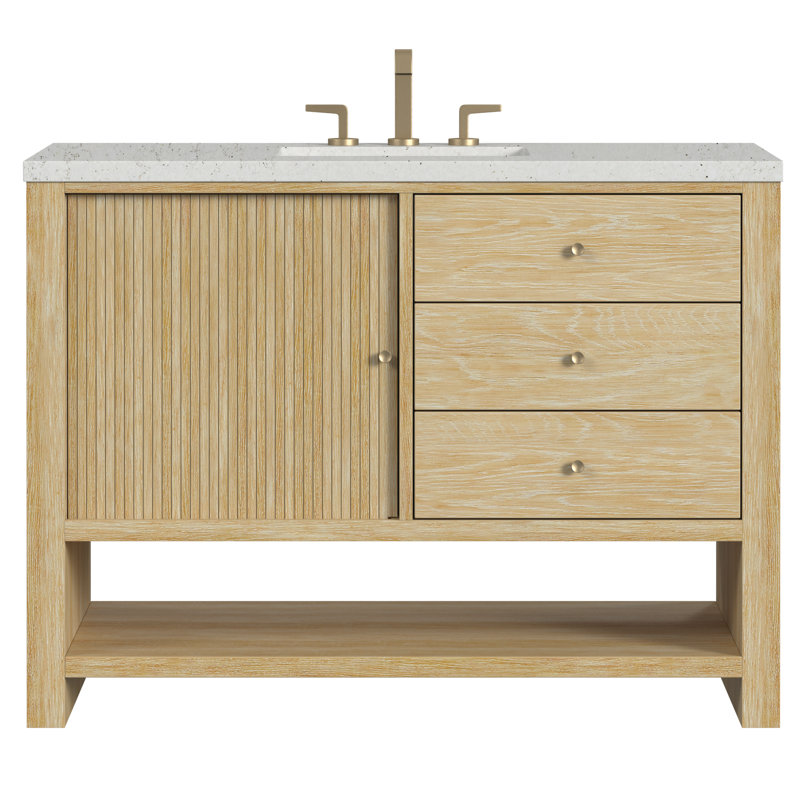 Marigot 48'' Single Bathroom Vanity with Top, Lime Delight, 8" Widespread