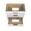 Lecrieú Three-Drawer Single Bath Vanity-821539851-821979937-821979941