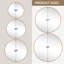 Miroirs muraux ronds en métal-1137415390-1137415385
