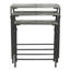 Ensemble de 3 supports pour plante gigognes en métal, L: 24 x 14 x 26 po, M: 21,5 x 11,5 x 23 po, S: 19 x 9 x 20 po