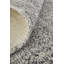 Tapis rectangulaire en polyester tissé à plat à la main gris / ivoire Fleurette-1296252756