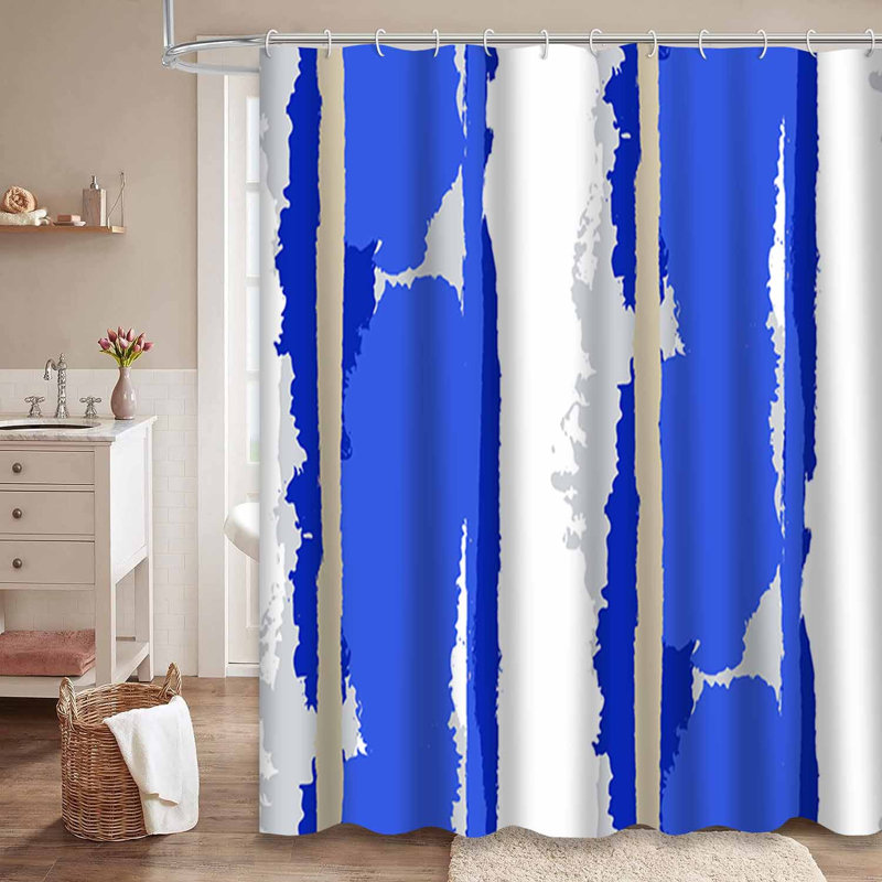 Rideau de douche imperméable à l'eau, L 72 po x l 78 po