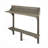 3-Piece Balcony Bar Set With Bottom Shelf Table And 2 Stools