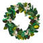 Wool Felt Maple Leaf and Berries Wreath