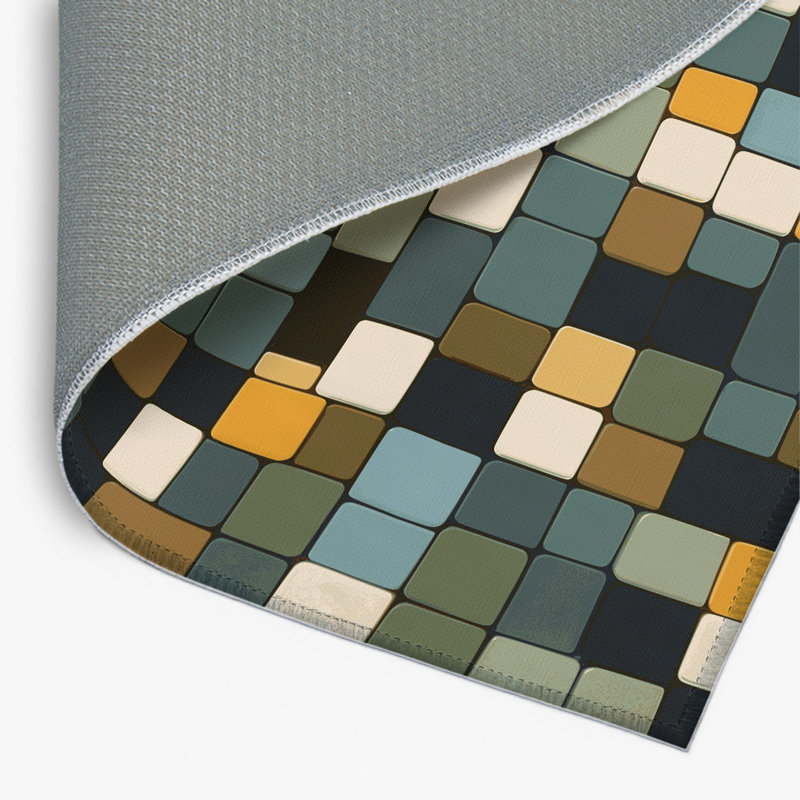 Tapis intérieur et extérieur Angular Grids, Rectangle 1 pi 6 po x 2 pi 6 po