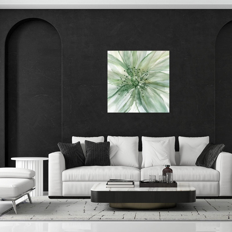 «Macro Sage Flower II» par Carol Robinson - impression non encadrée, H 24 po x l 24 po x P 0,25 po