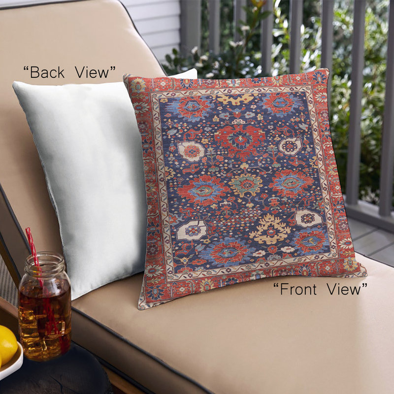 Mid-Century Modern Urban 1797 Outdoor Throw Pillow