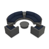 District Outdoor 6 - Piece Conversation Set