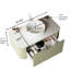 Meuble-lavabo 36 po avec lavabo en céramique