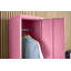 Farranshane Metal Locker Industrial Retro Tall Slim Storage Shoe Chest Rack-327072542