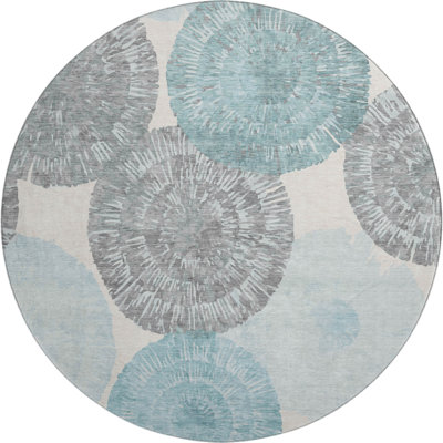 Premium Machine Washable Mayfield AMF2351 Abstract Rug