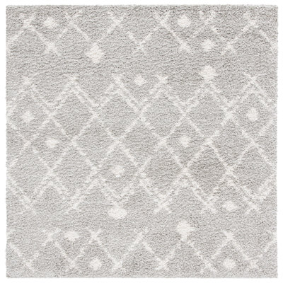 Saira Berber Shag Performance Geometric Rug