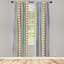 Striped Semi-Sheer Rod Pocket Curtain Panels-45988919